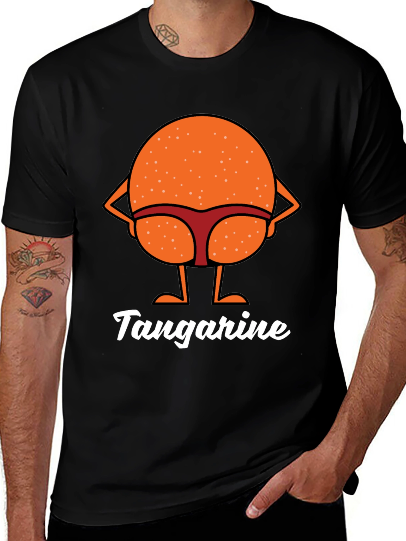 Tangarine Funny Graphic T-Shirt