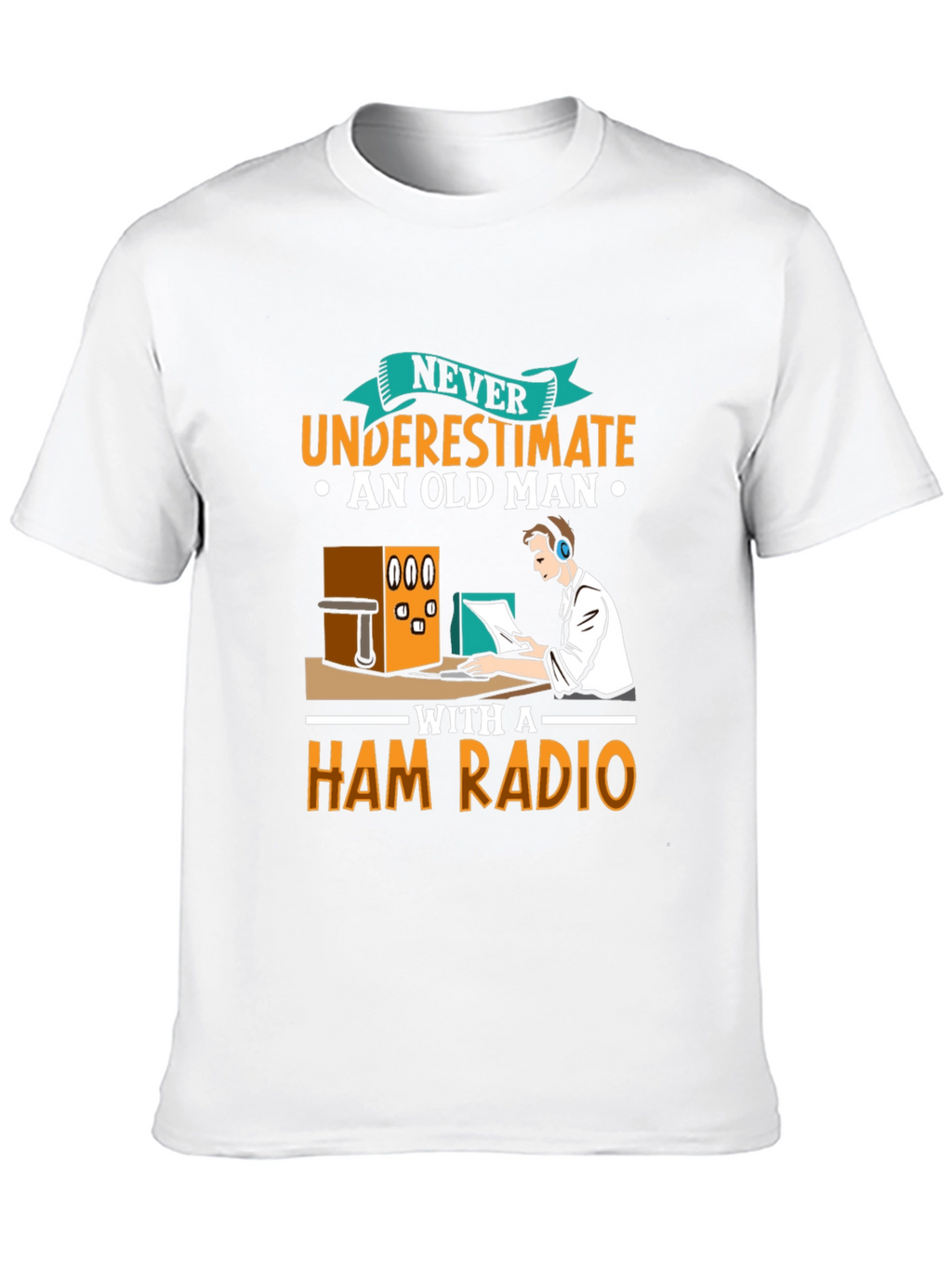 Old Man Ham Radio T-Shirt