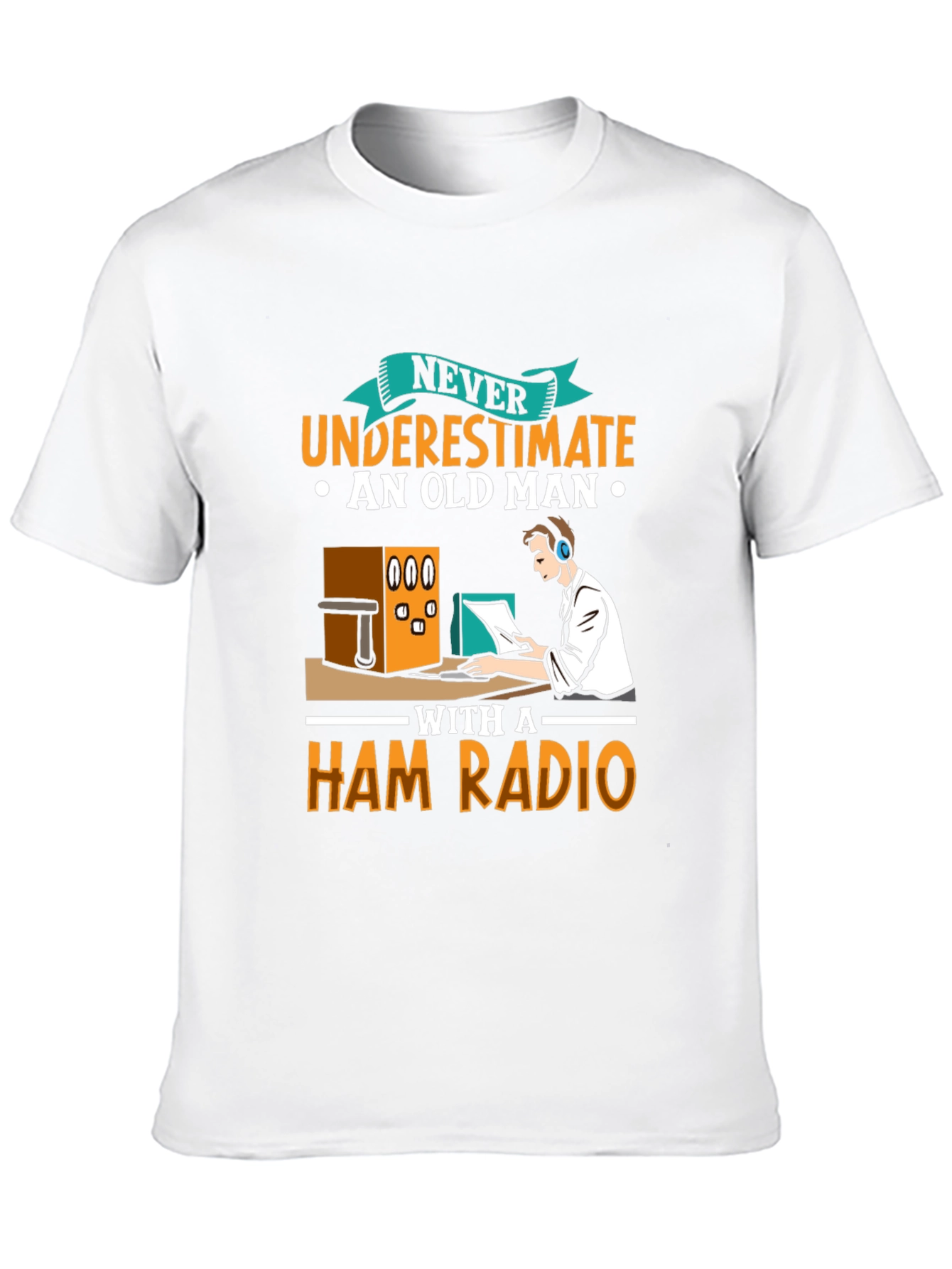 Old Man Ham Radio T-Shirt