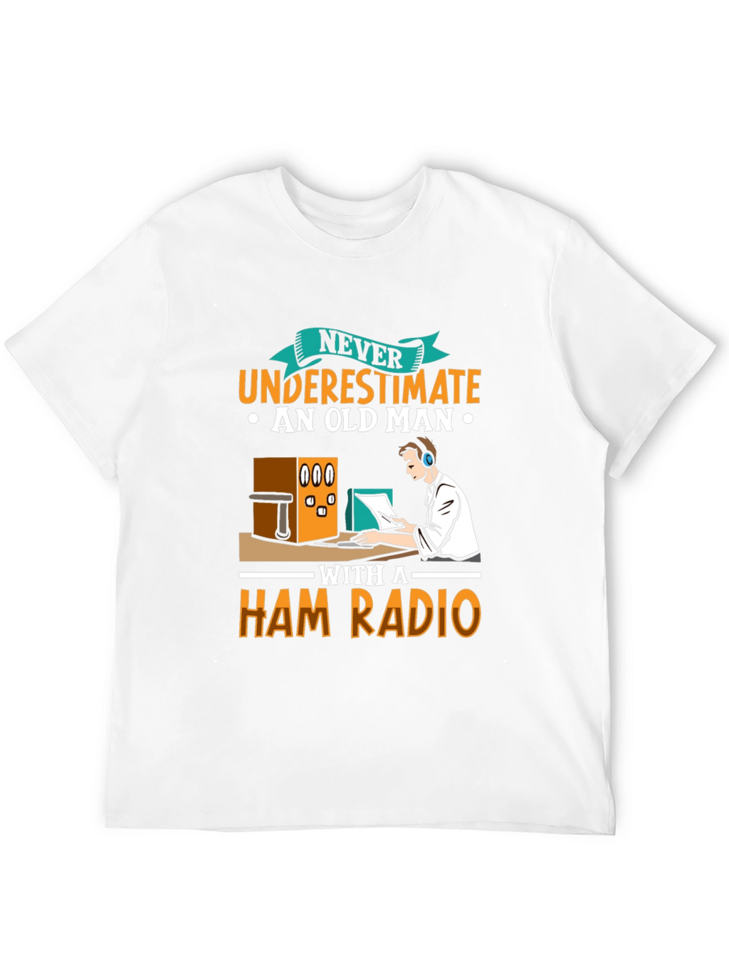 Old Man Ham Radio T-Shirt