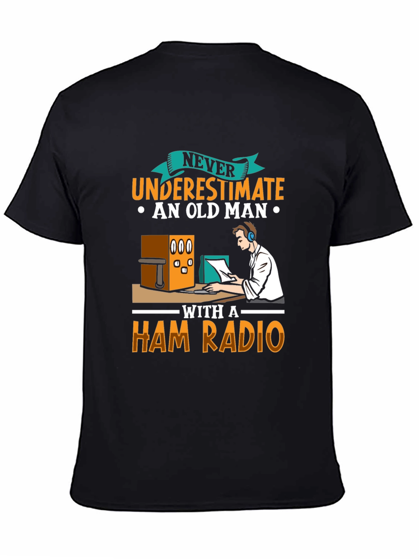 Old Man Ham Radio T-Shirt