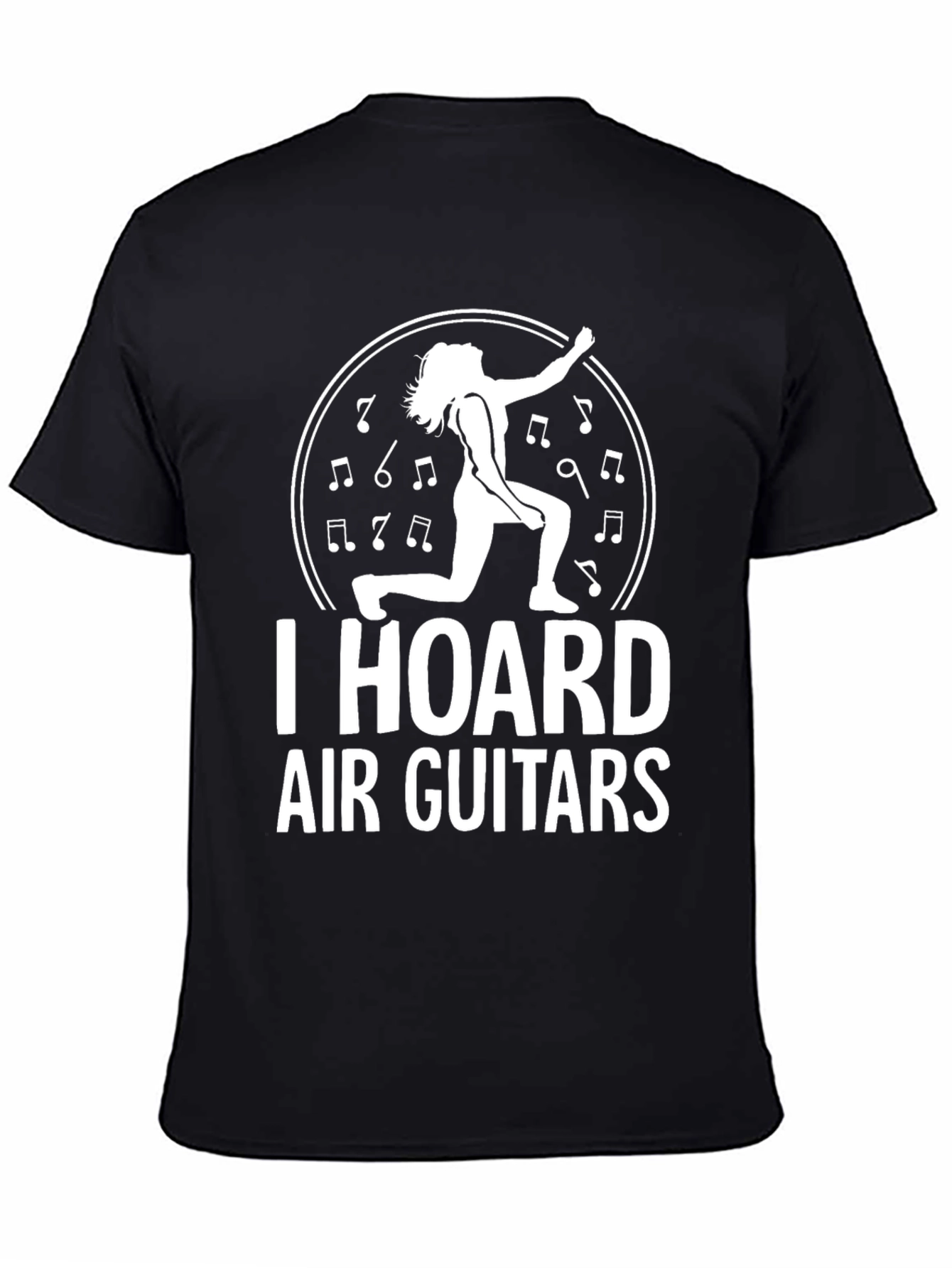 I Hoard Air Guitars Black T-Shirt