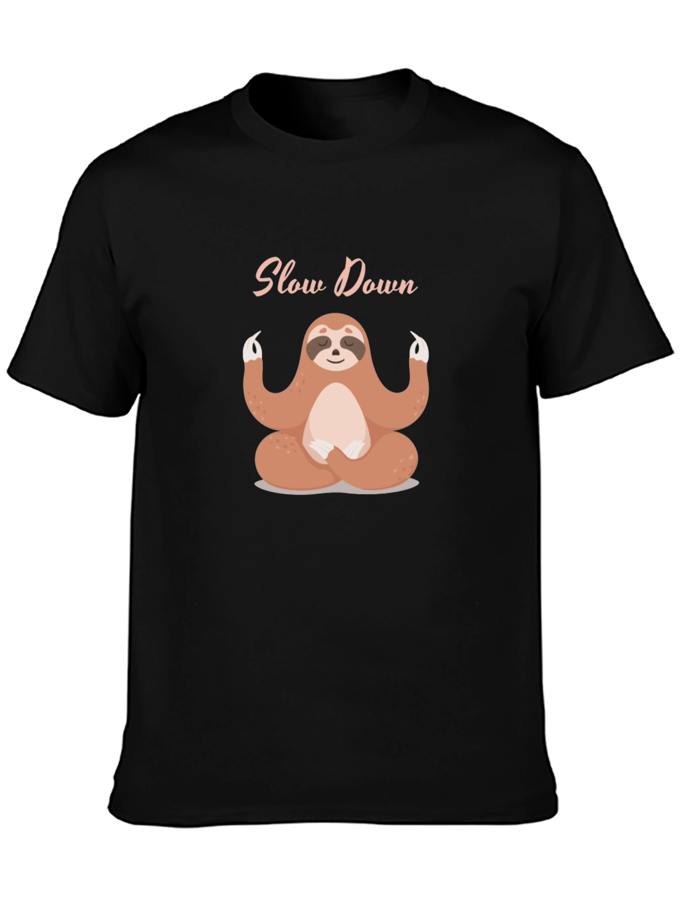 Meditating Sloth T-Shirt - Slow Down