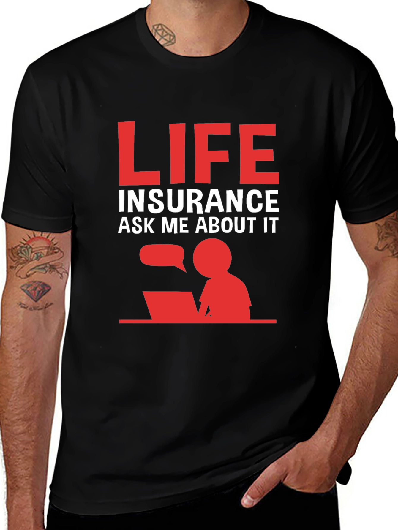 Life Insurance Ask Me About It T-Shirt