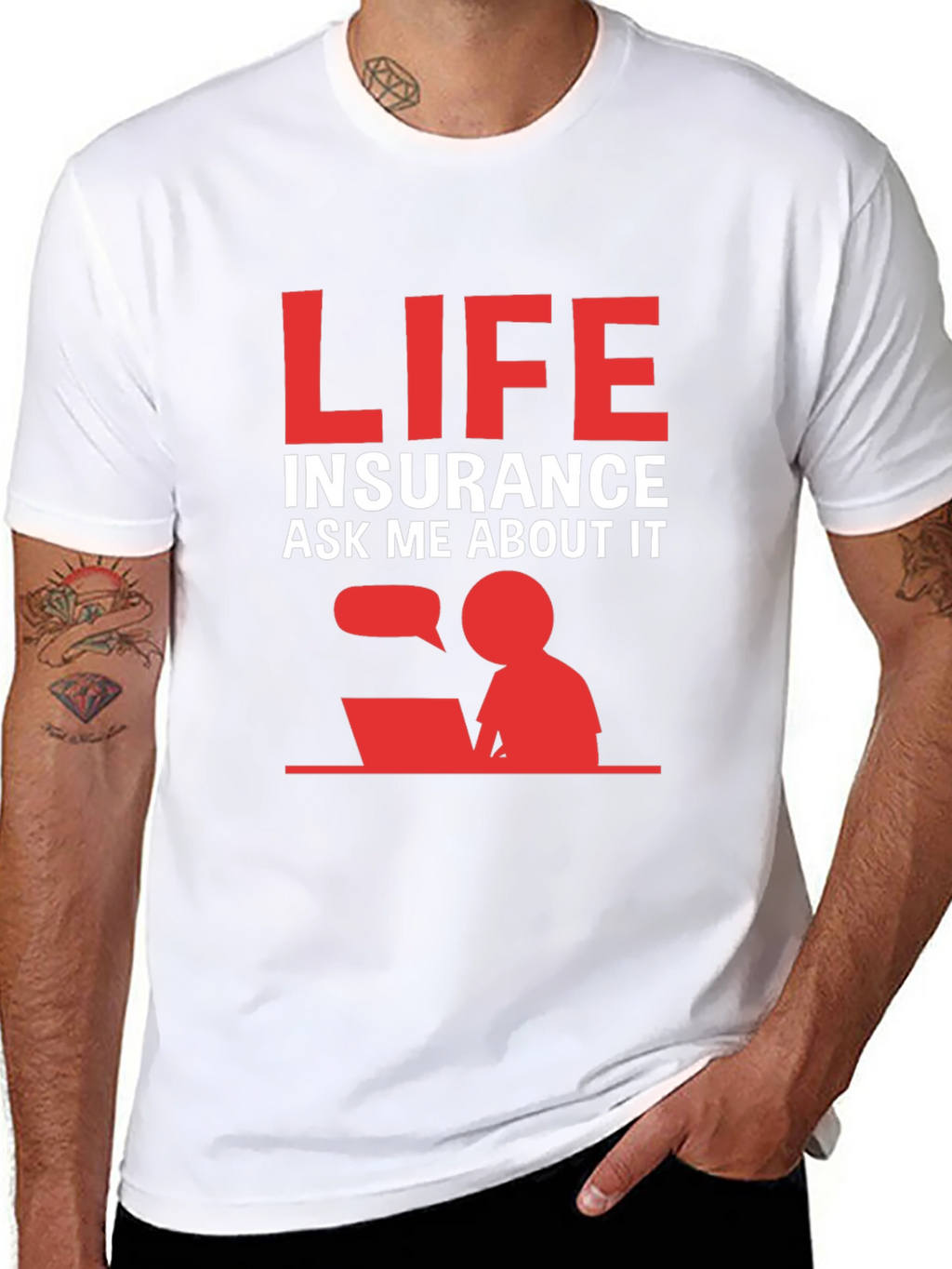 Life Insurance Ask Me About It T-Shirt