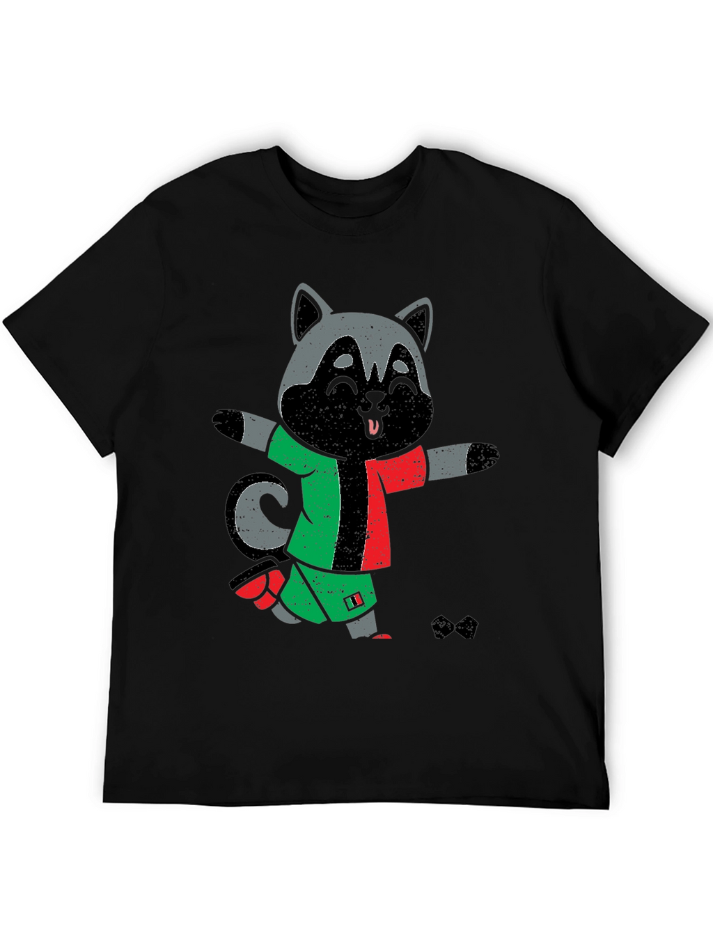Funny Raccoon Soccer T-Shirt - Unique Graphic Tee