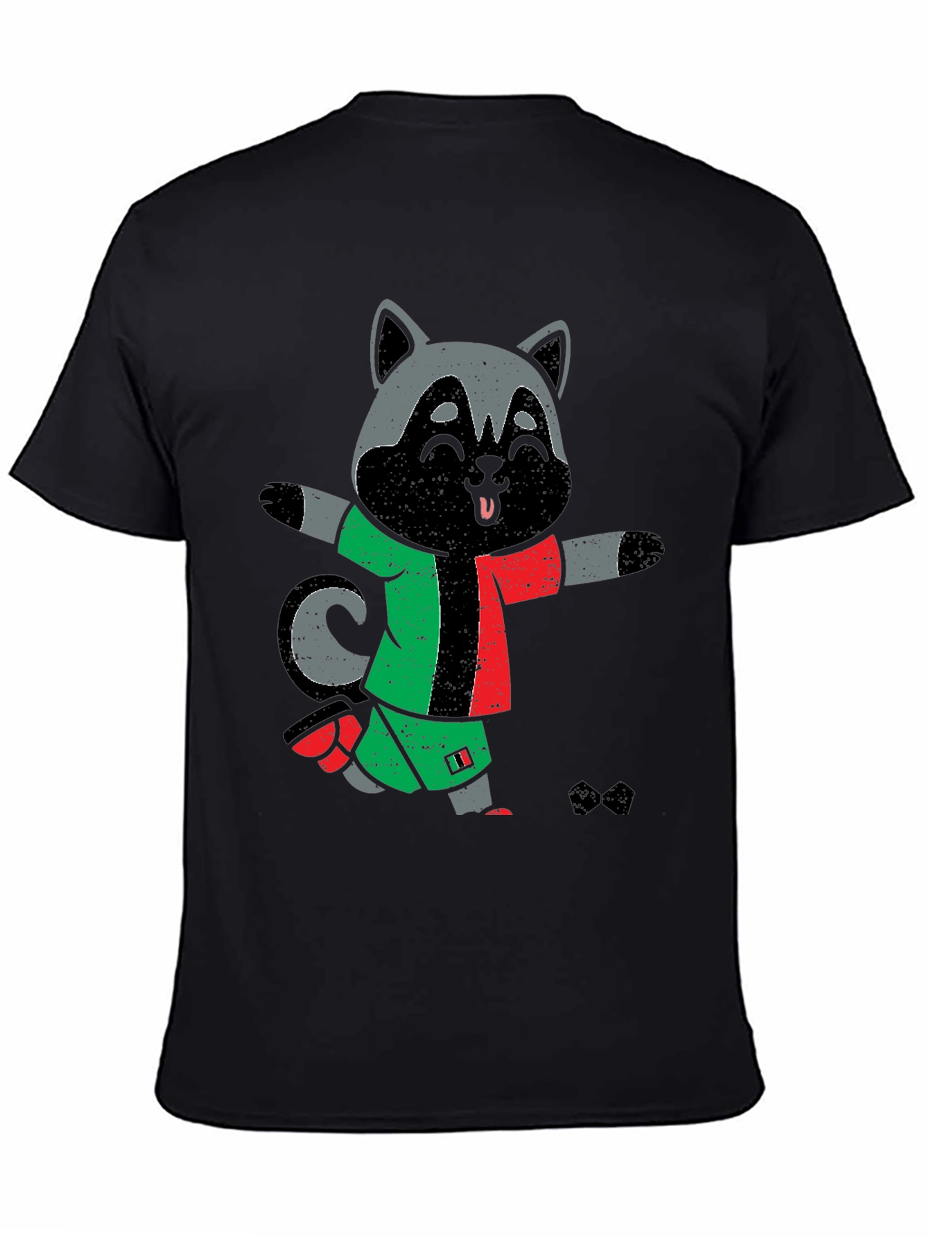 Funny Raccoon Soccer T-Shirt - Unique Graphic Tee