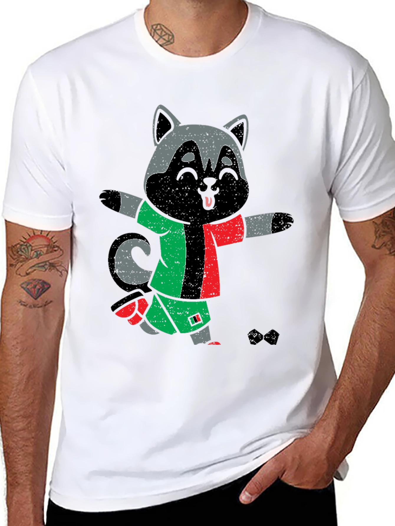 Funny Raccoon Soccer T-Shirt - Unique Graphic Tee