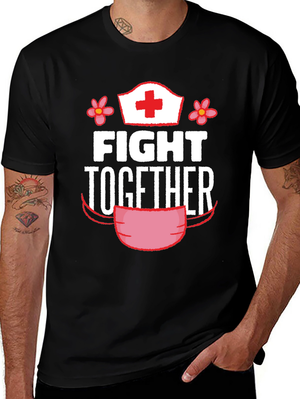 Fight Together Graphic Tee - Nurse Pride Shirt