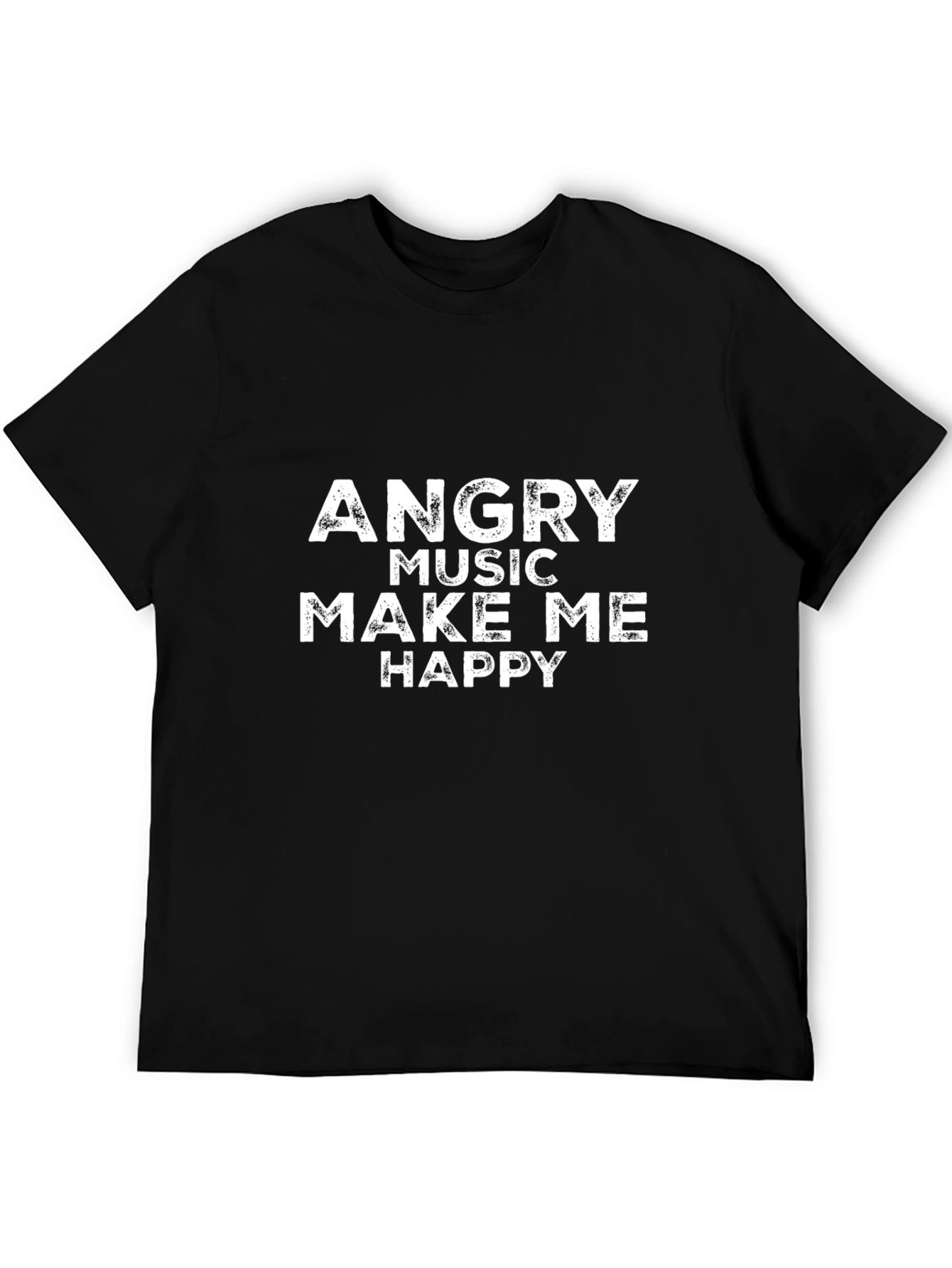 Angry Music Makes Me Happy Graphic Tee