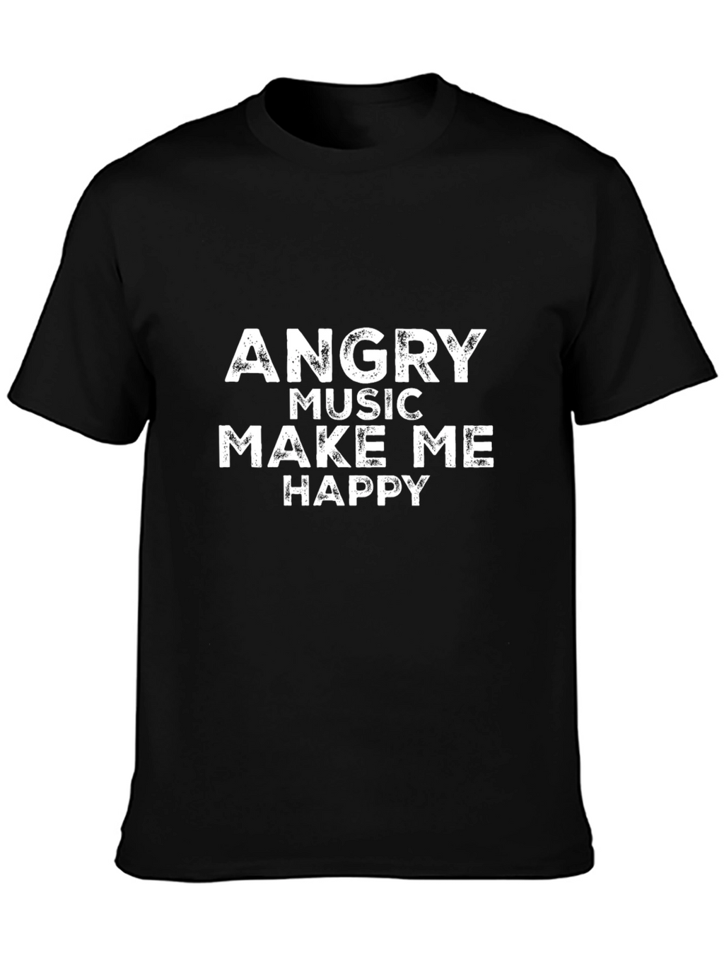 Angry Music Makes Me Happy Graphic Tee