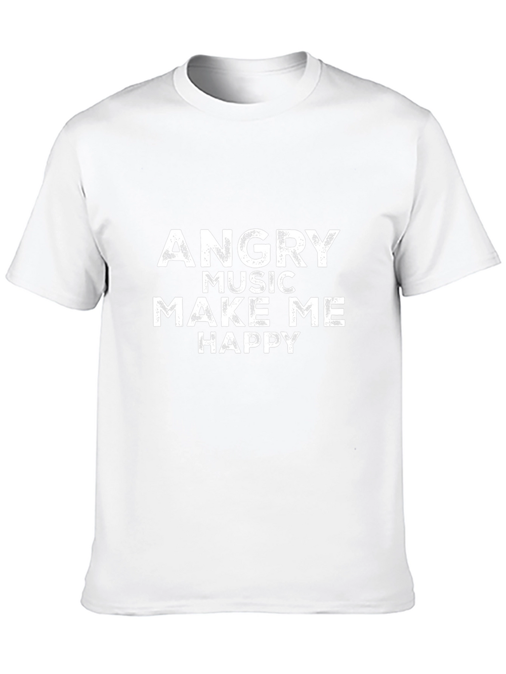 Angry Music Makes Me Happy Graphic Tee