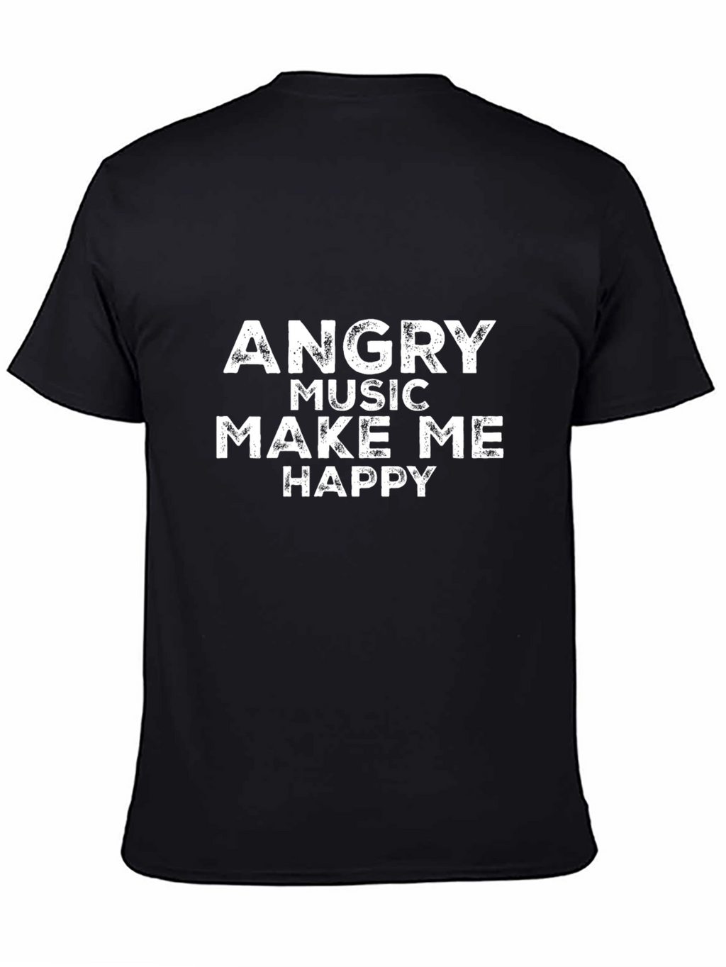 Angry Music Makes Me Happy Graphic Tee