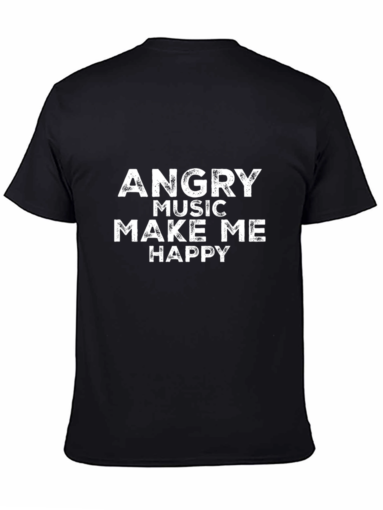 Angry Music Makes Me Happy Graphic Tee