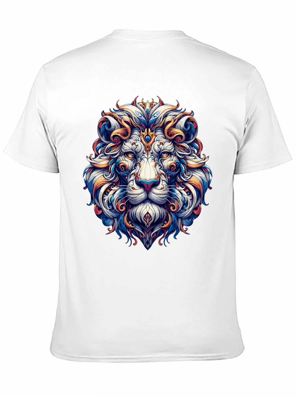 Lion Head Graphic Black T-Shirt