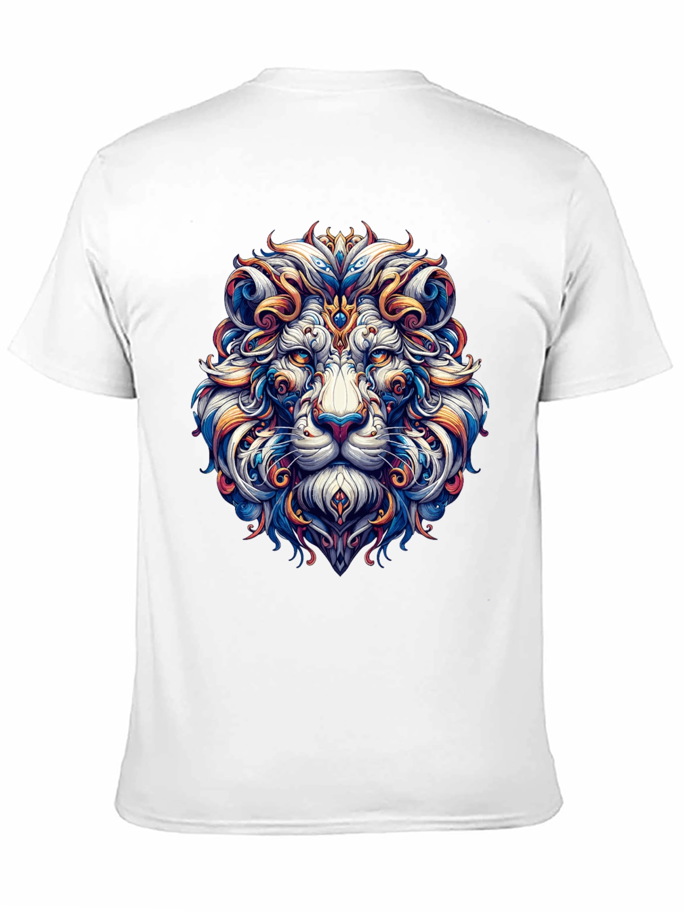 Lion Head Graphic Black T-Shirt