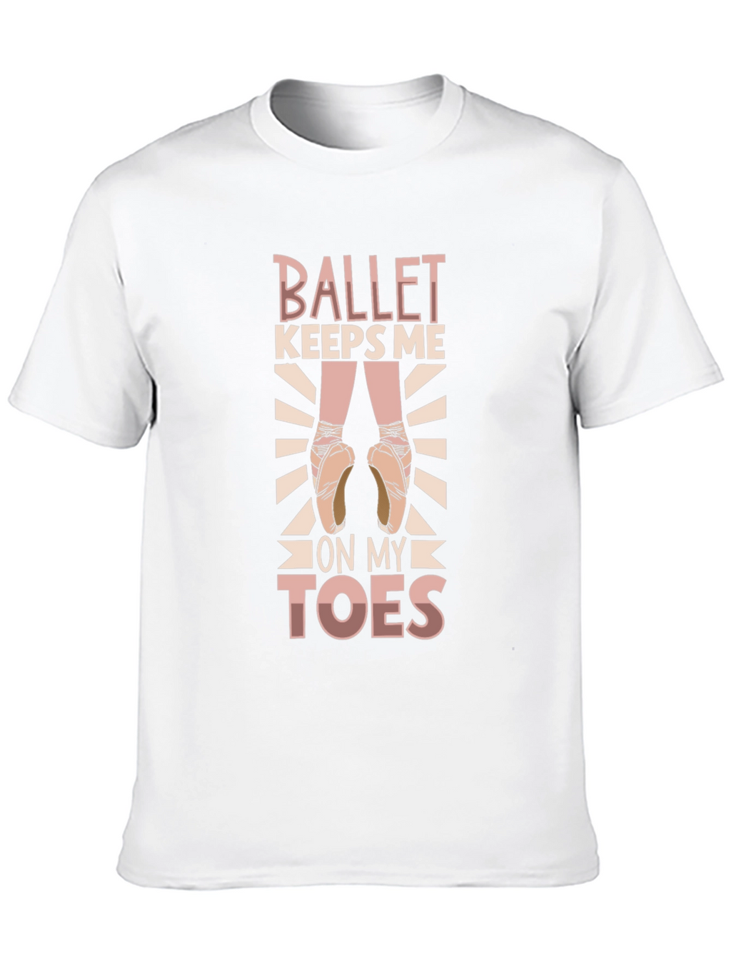 Ballet Keeps Me On My Toes Graphic Tee