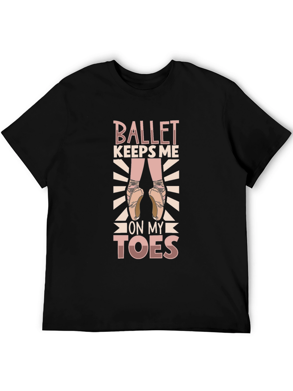Ballet Keeps Me On My Toes Graphic Tee