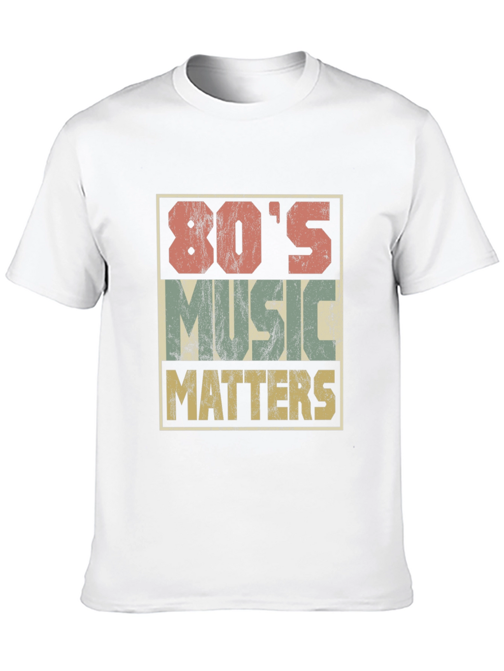 80s Music Matters Graphic T-Shirt