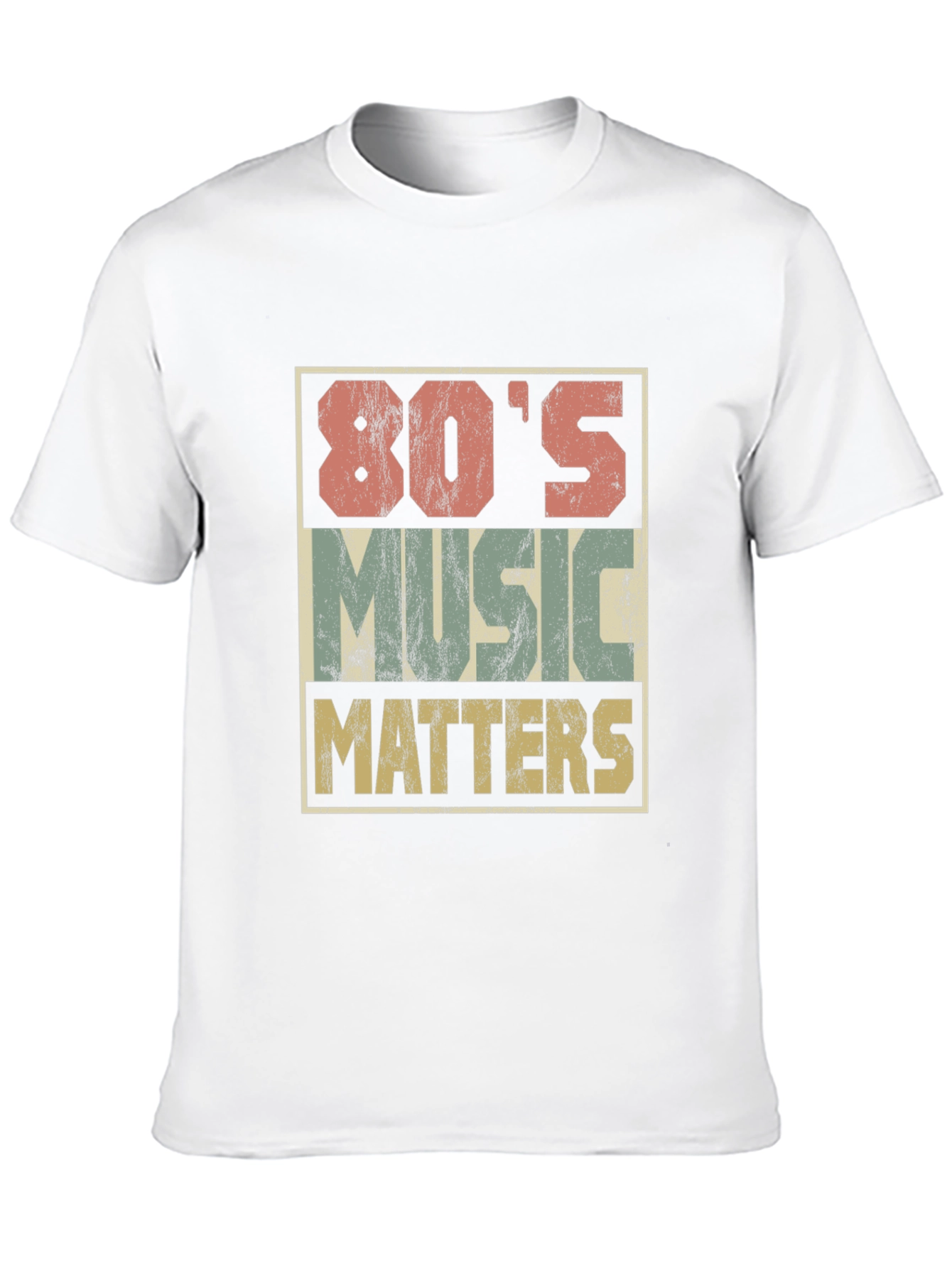80s Music Matters Graphic T-Shirt