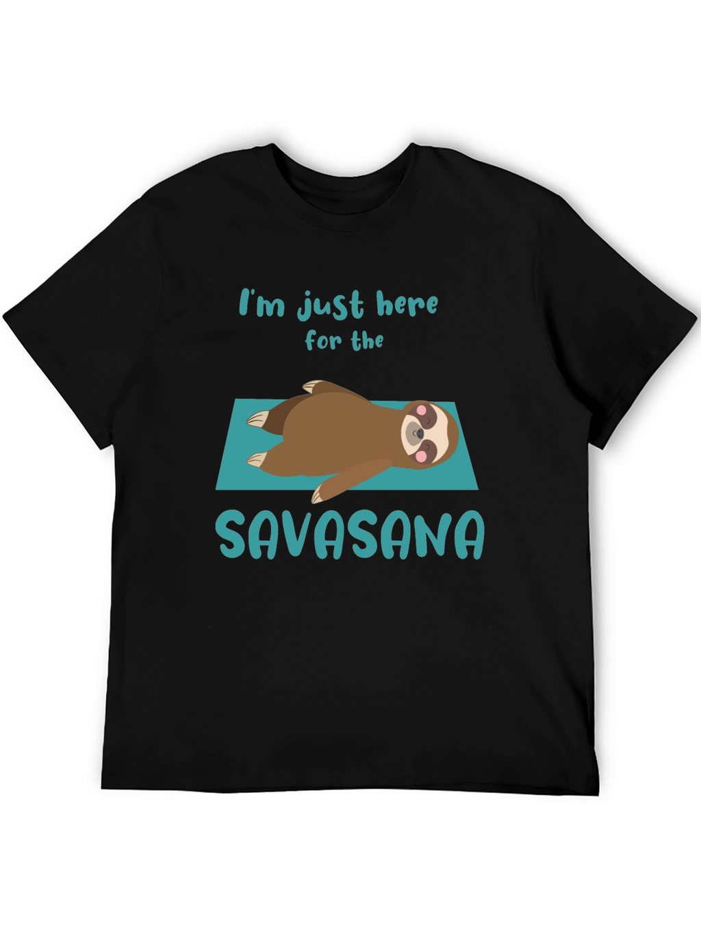 Savasana Sloth T-Shirt - Relaxation Yoga Tee