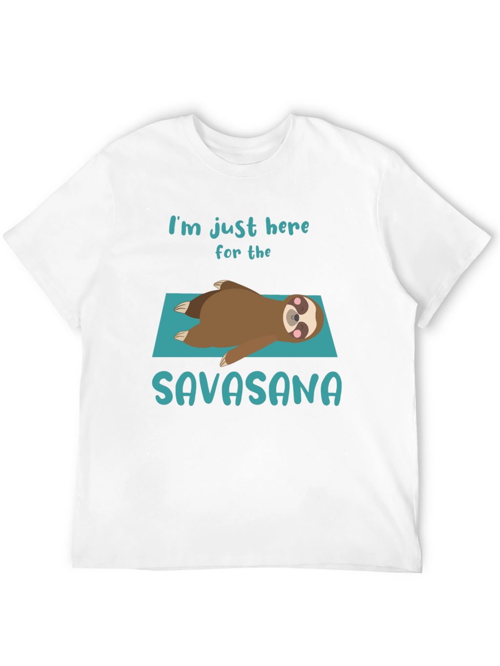 Savasana Sloth T-Shirt - Relaxation Yoga Tee