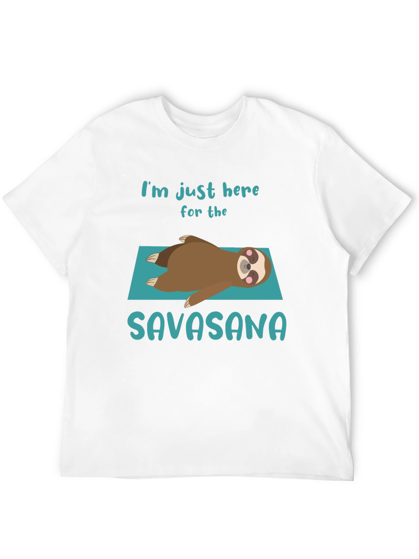 Savasana Sloth T-Shirt - Relaxation Yoga Tee