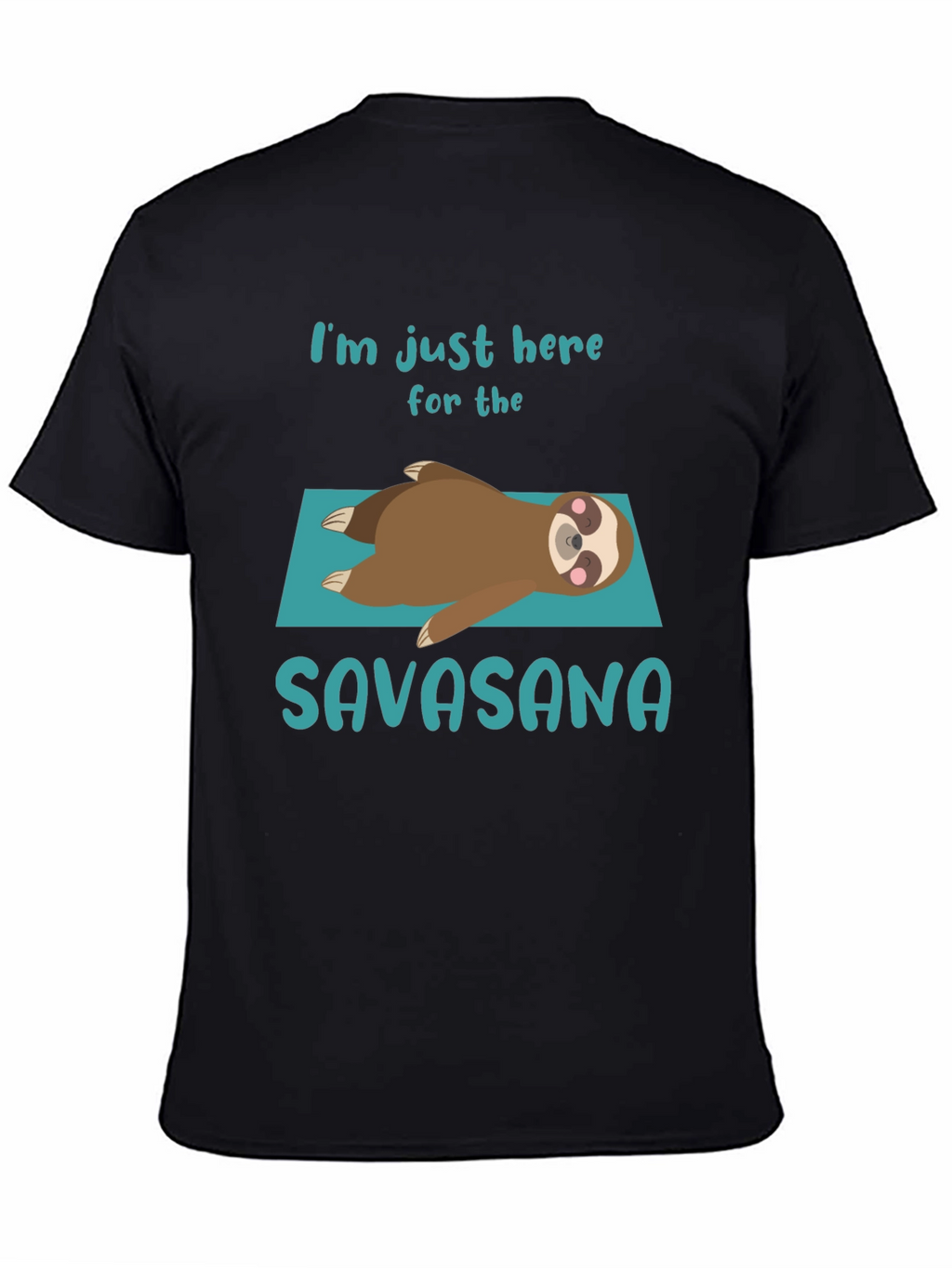 Savasana Sloth T-Shirt - Relaxation Yoga Tee