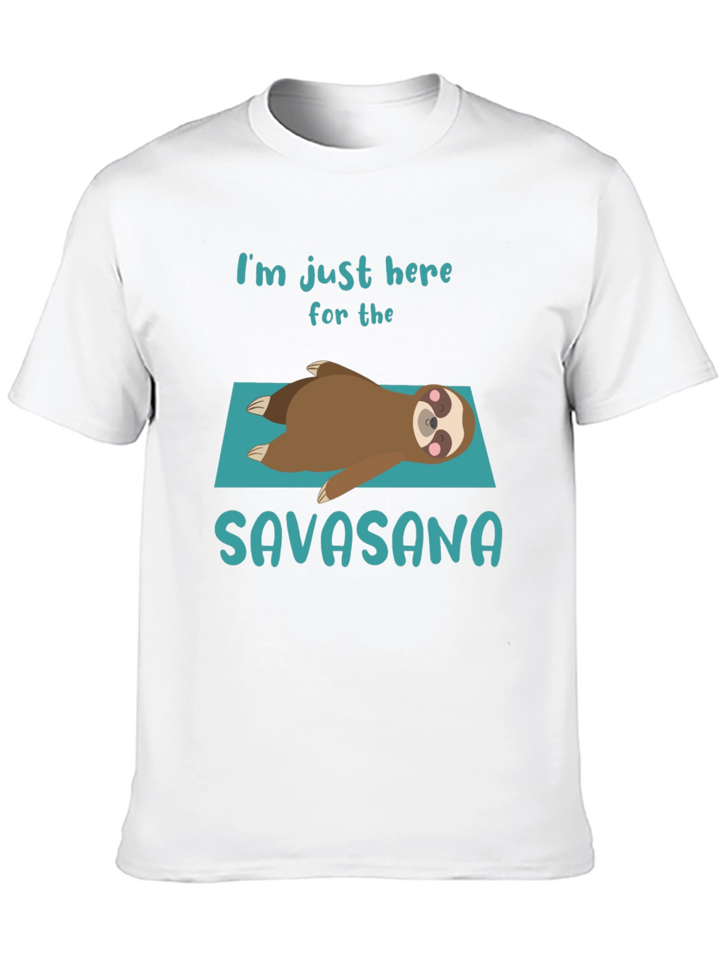 Savasana Sloth T-Shirt - Relaxation Yoga Tee