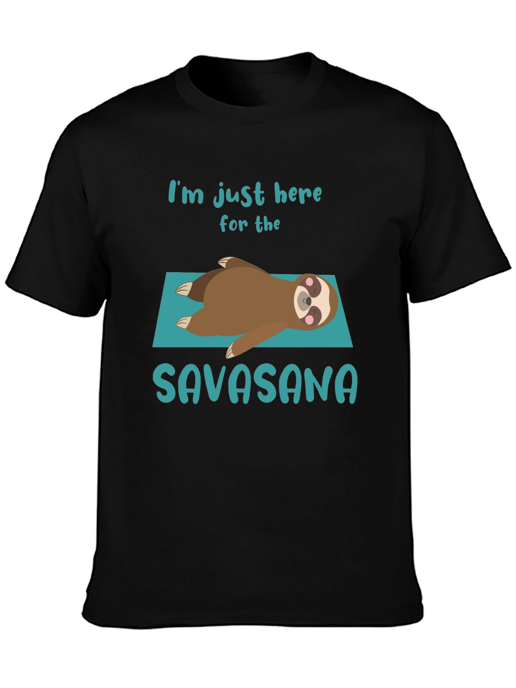 Savasana Sloth T-Shirt - Relaxation Yoga Tee
