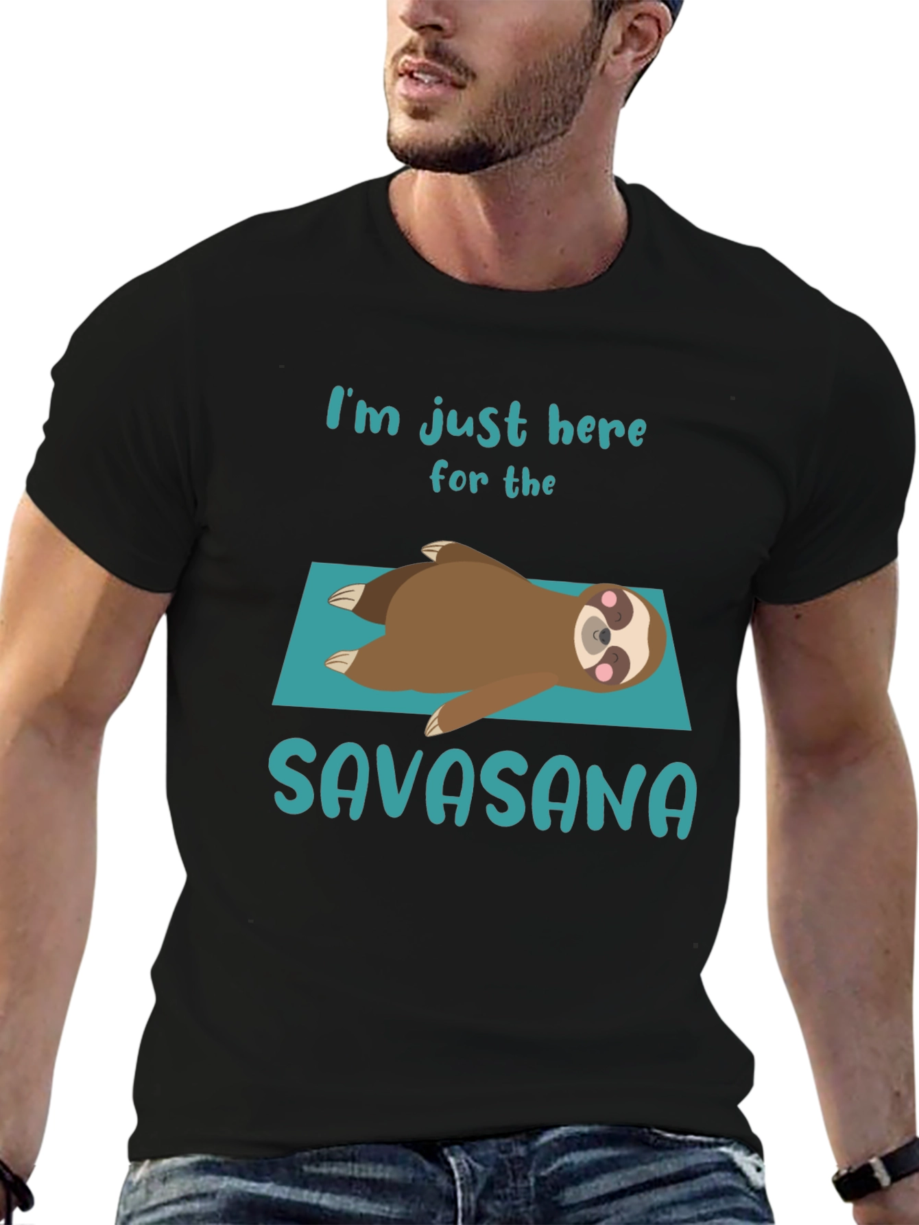Savasana Sloth T-Shirt - Relaxation Yoga Tee