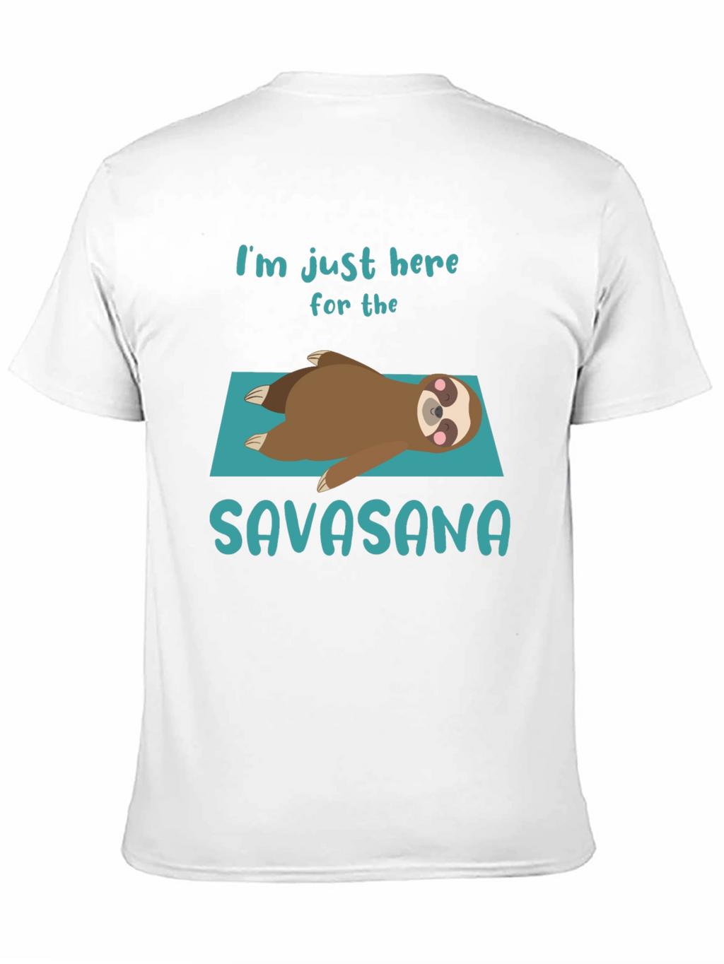 Savasana Sloth T-Shirt - Relaxation Yoga Tee
