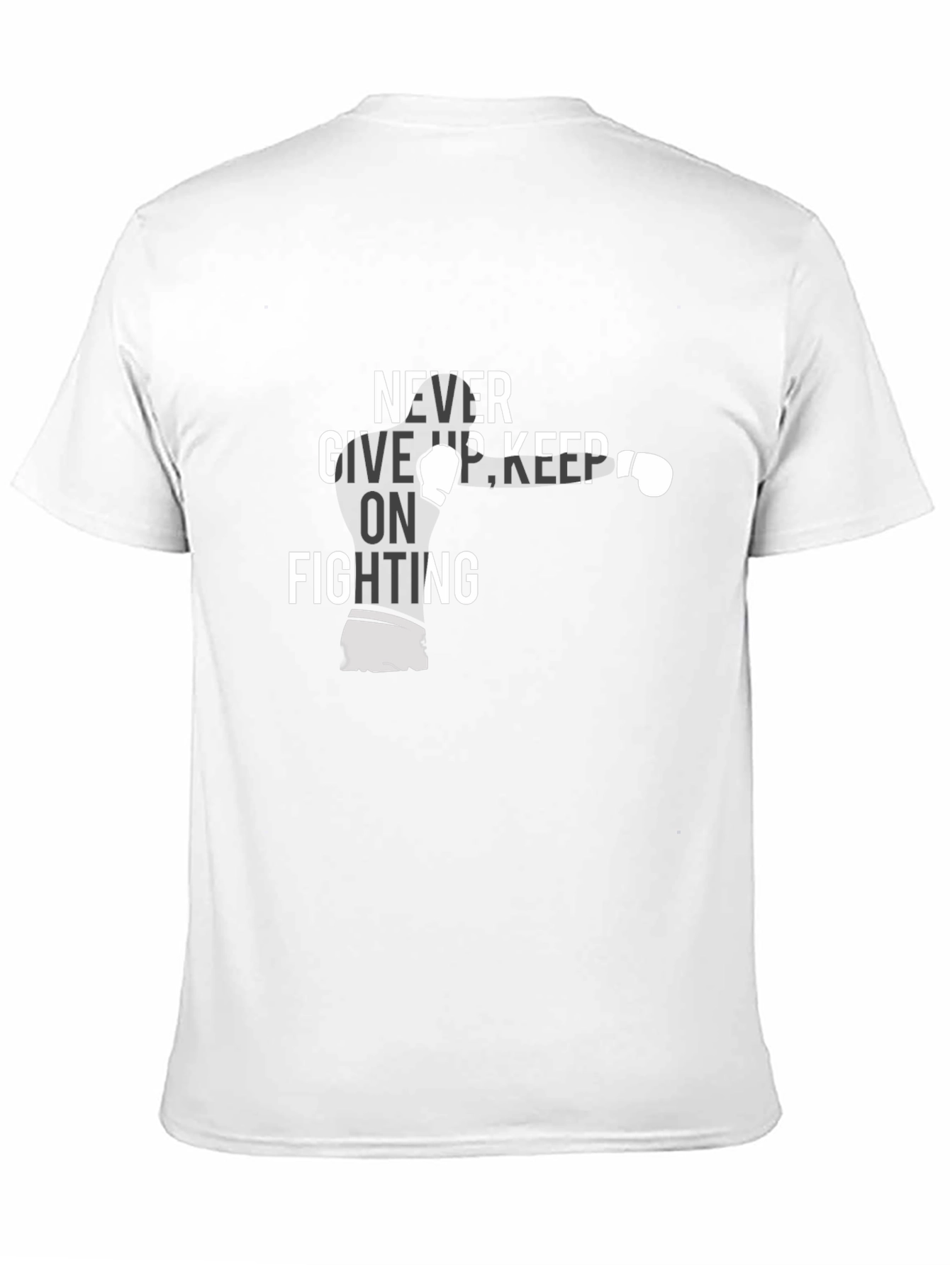 Never Give Up Boxing Graphic Tee
