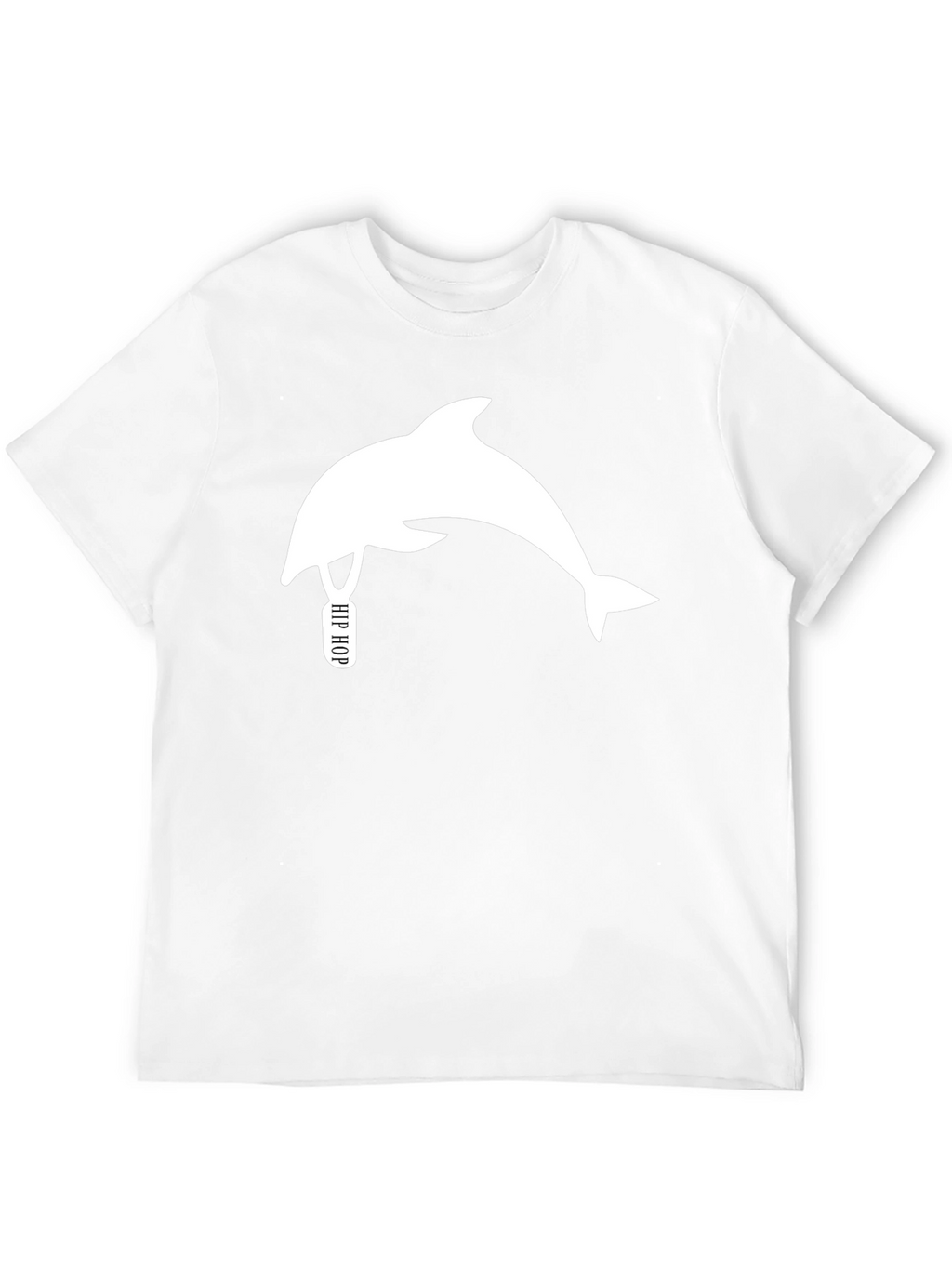 Hip Hop Dolphin Black T-Shirt - Unique Graphic Tee