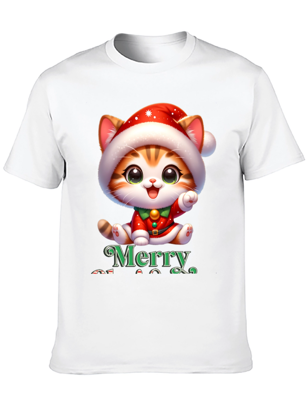 Merry Christmas Cat T-Shirt