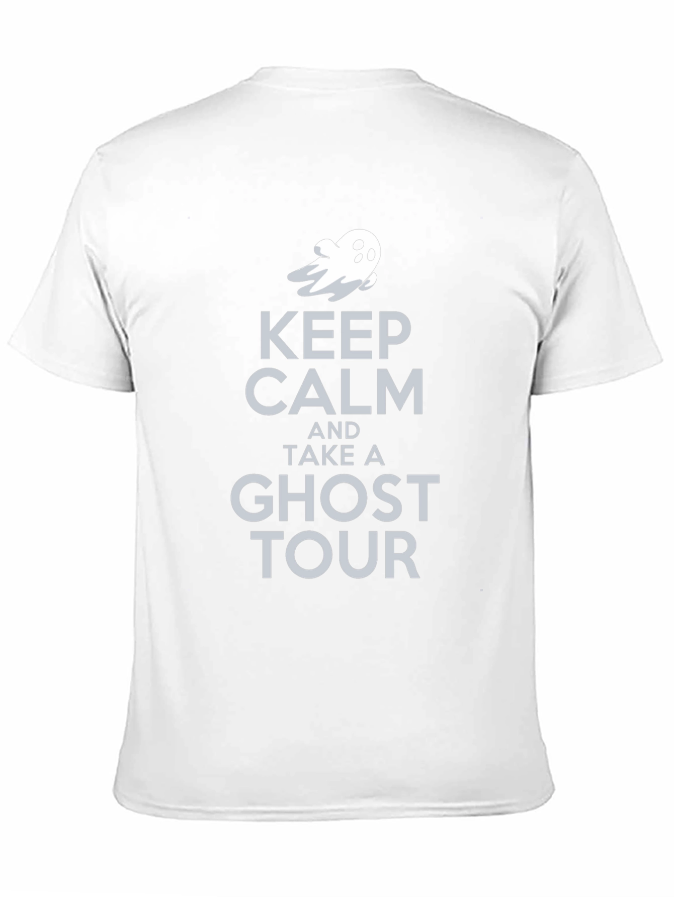 Keep Calm Ghost Tour Tee - Spooky Season Shirt