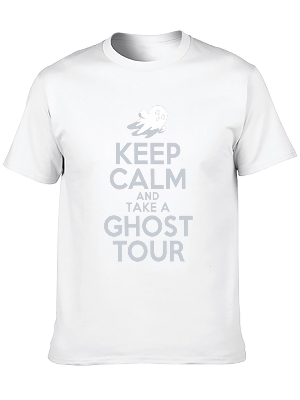 Keep Calm Ghost Tour Tee - Spooky Season Shirt