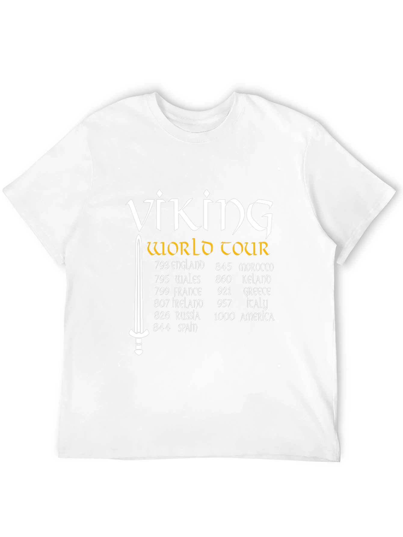 Viking World Tour T-Shirt - Black