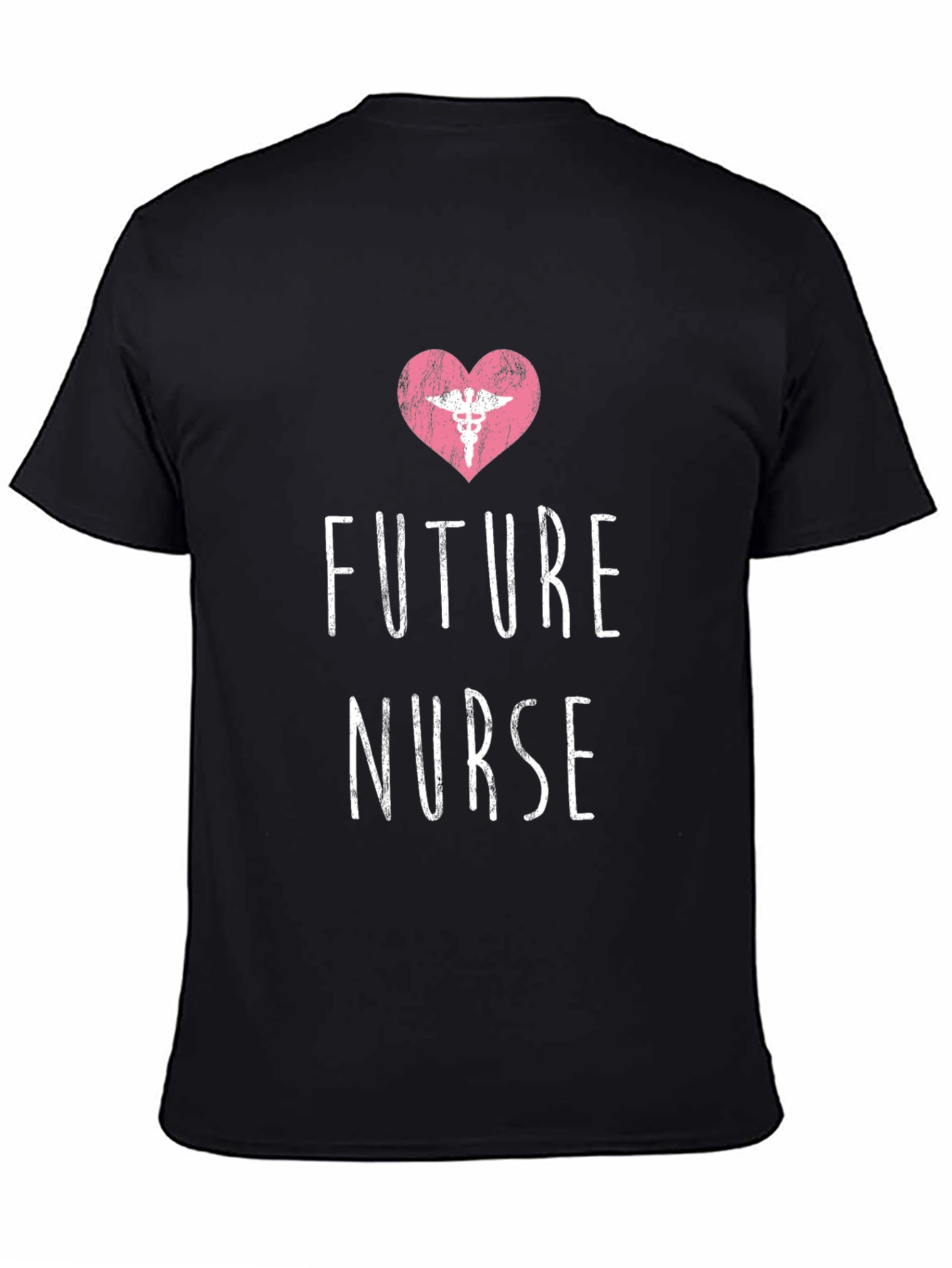 Future Nurse T-Shirt - Caduceus Heart Tee