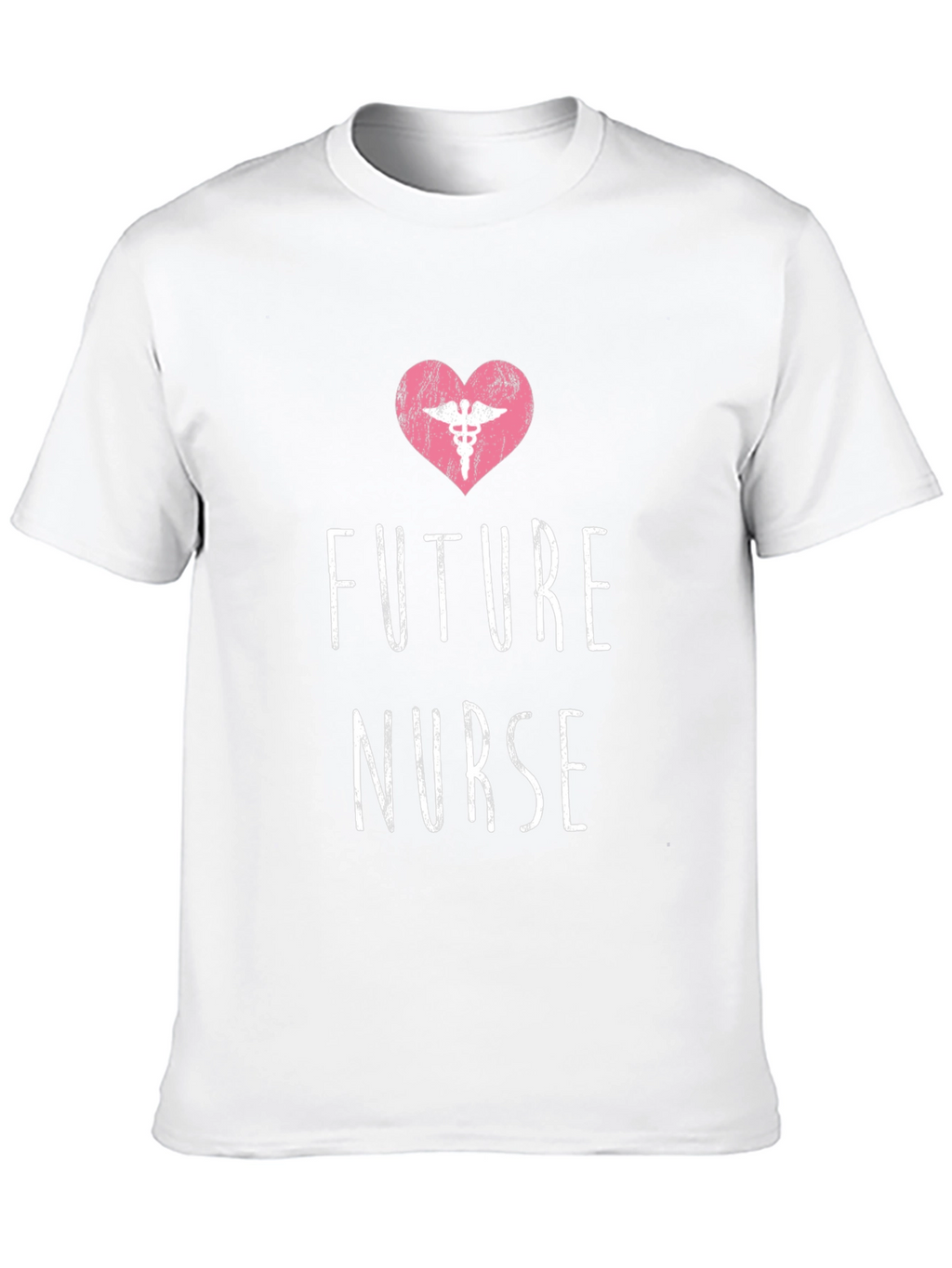 Future Nurse T-Shirt - Caduceus Heart Tee
