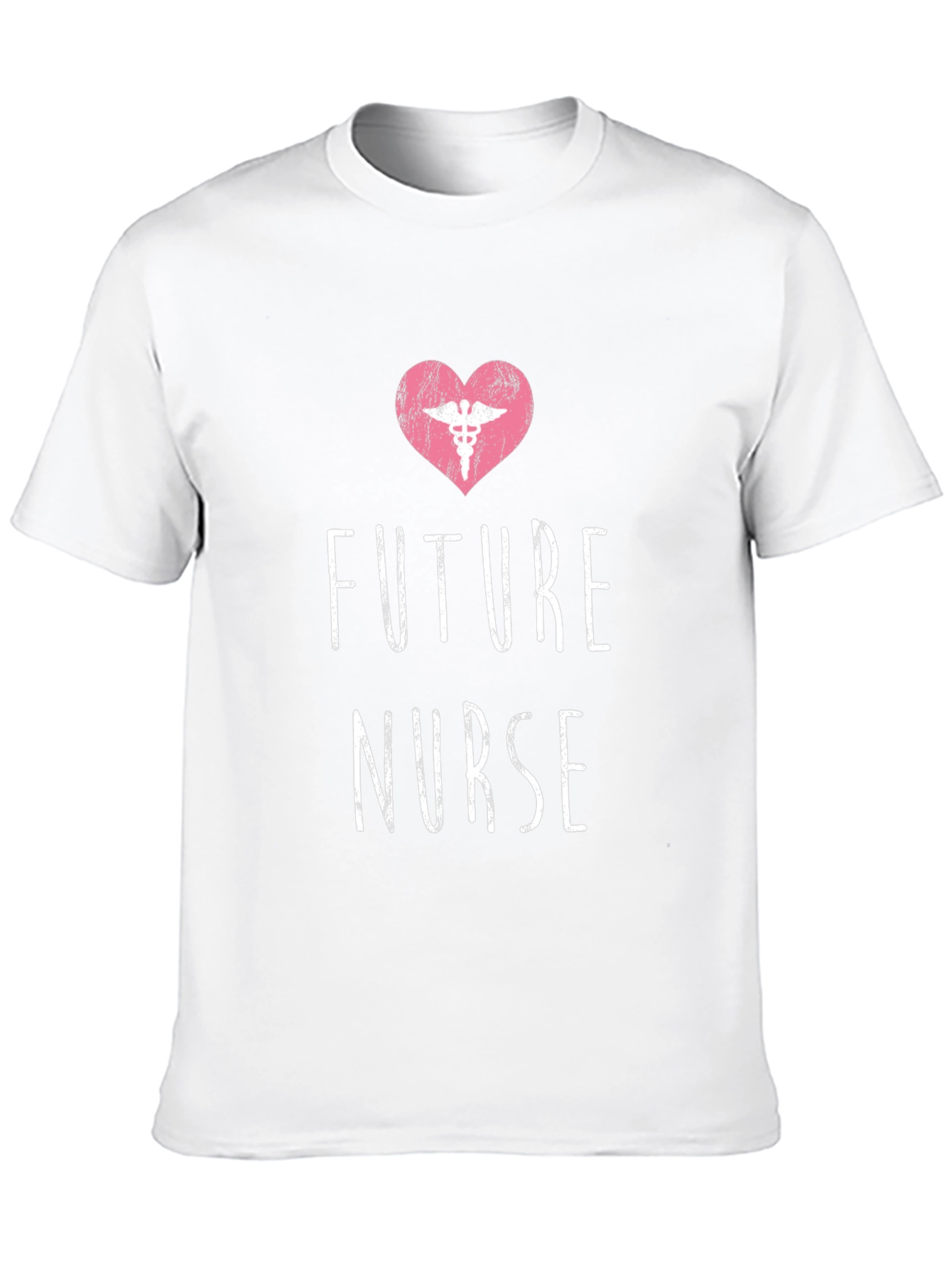 Future Nurse T-Shirt - Caduceus Heart Tee