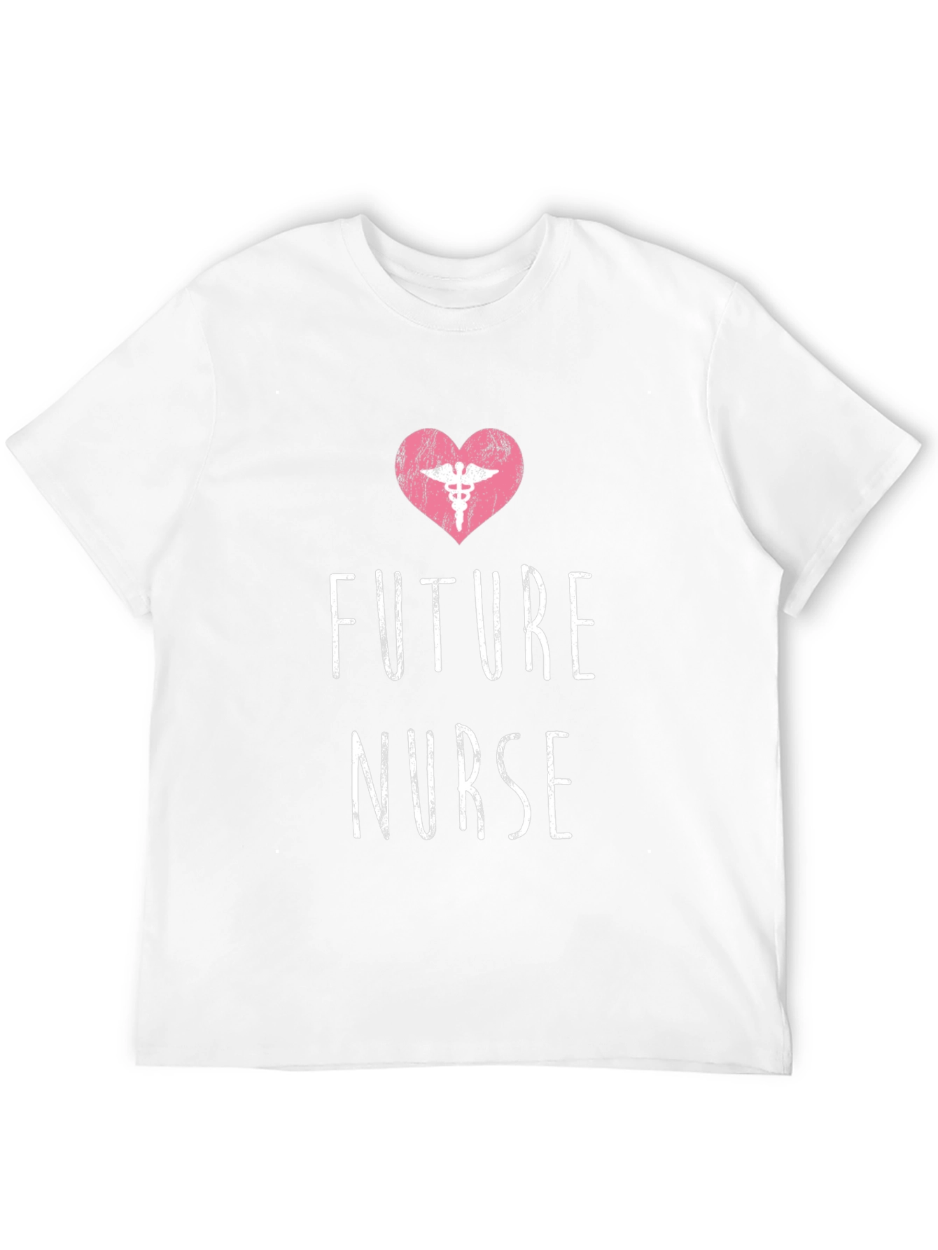 Future Nurse T-Shirt - Caduceus Heart Tee