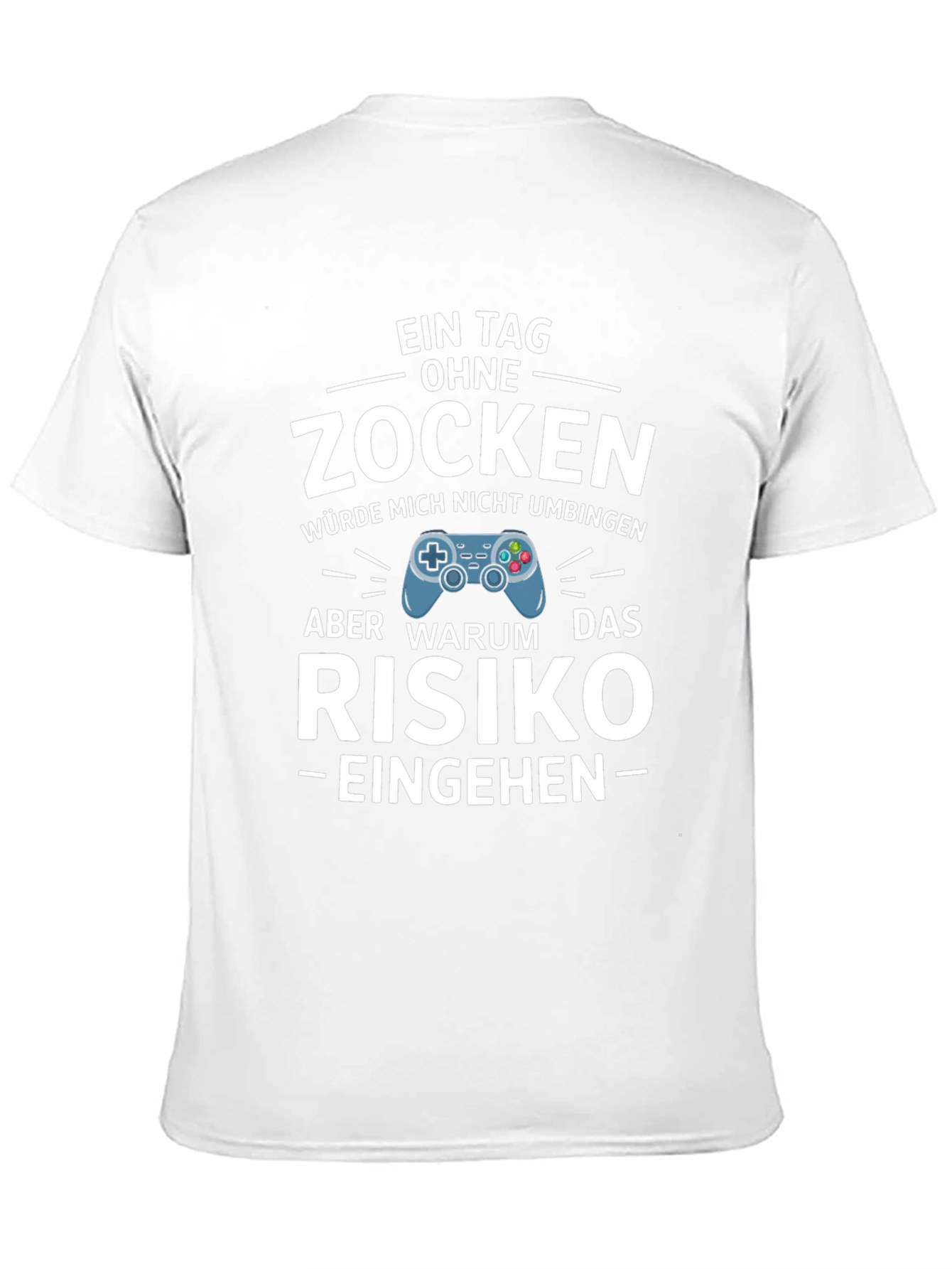 Funny Gamer T-Shirt - Zocken Risk