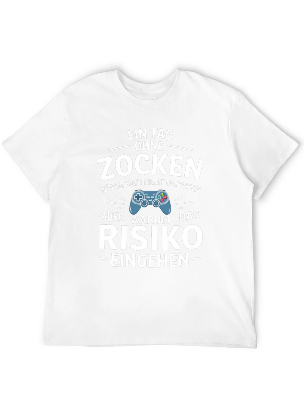 Funny Gamer T-Shirt - Zocken Risk