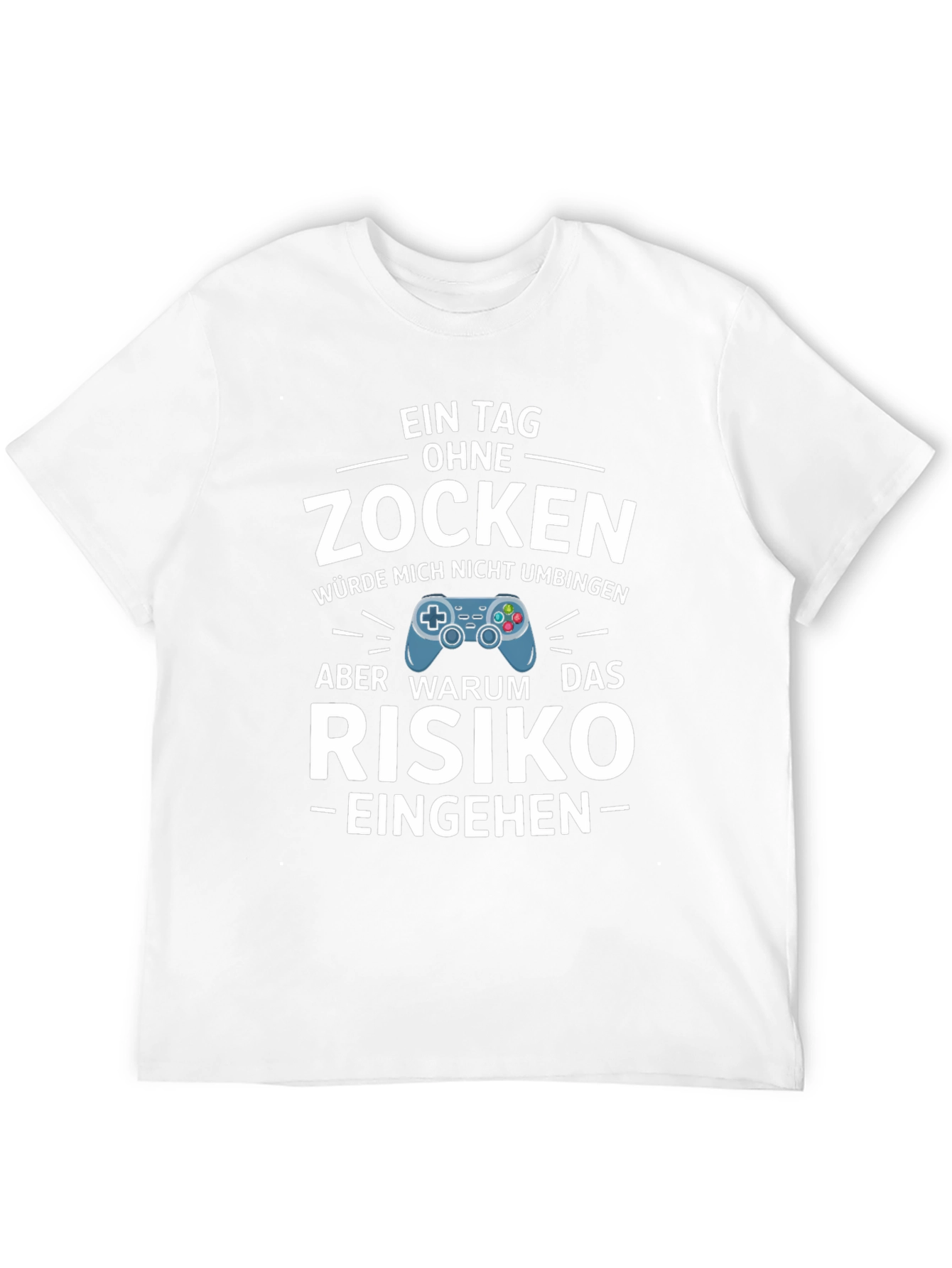 Funny Gamer T-Shirt - Zocken Risk