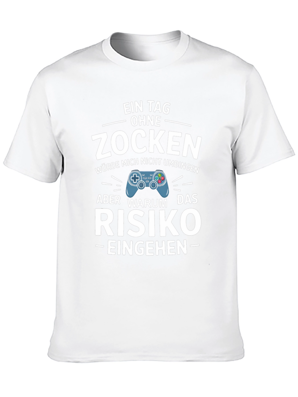 Funny Gamer T-Shirt - Zocken Risk