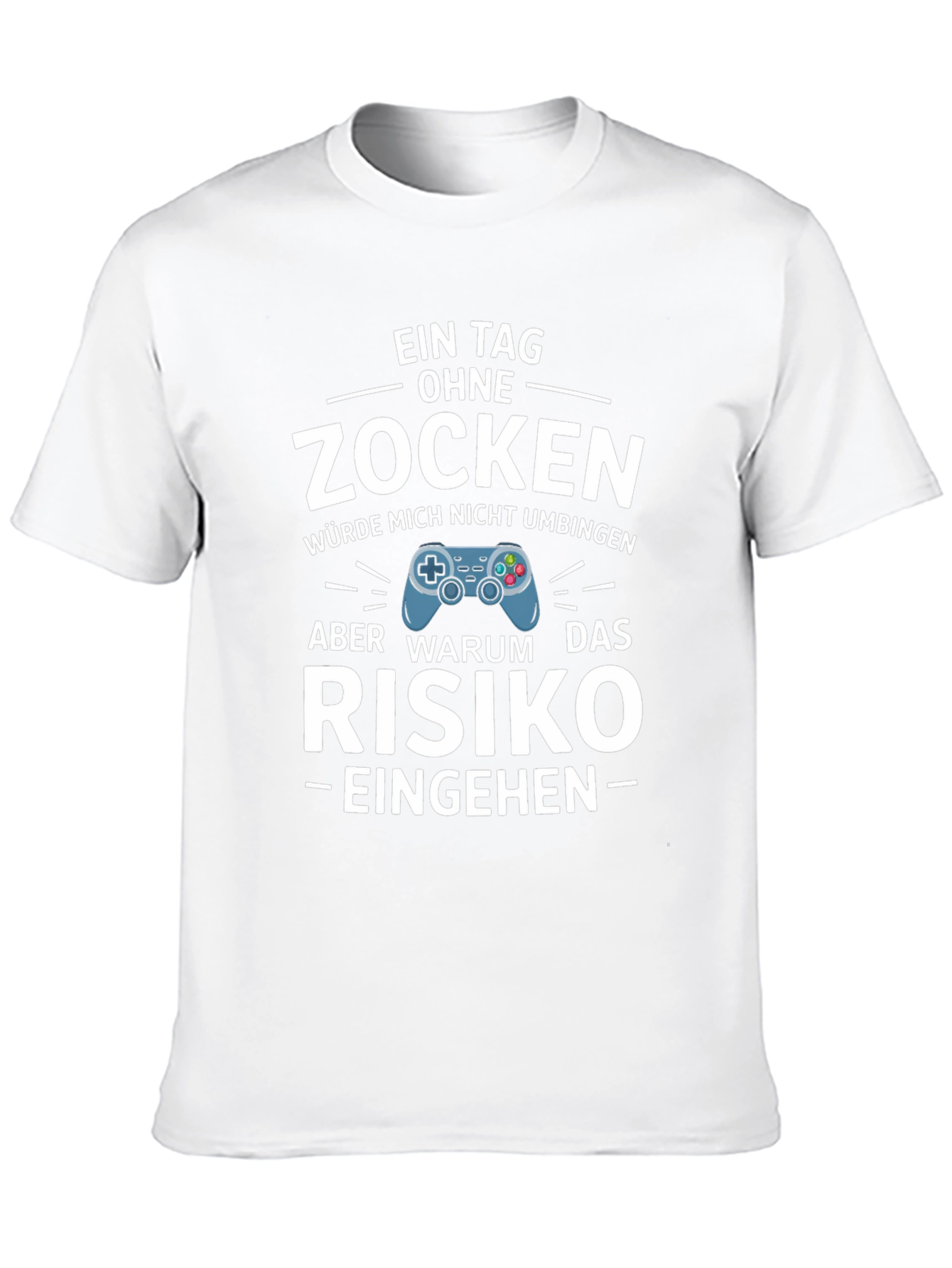 Funny Gamer T-Shirt - Zocken Risk