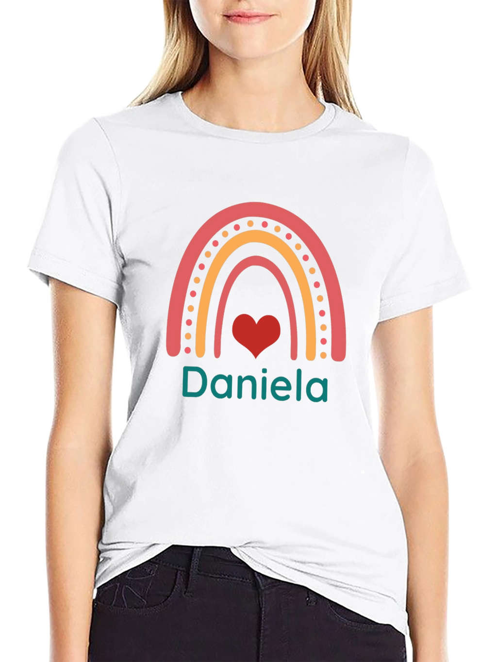 Daniela Rainbow Personalized Tee