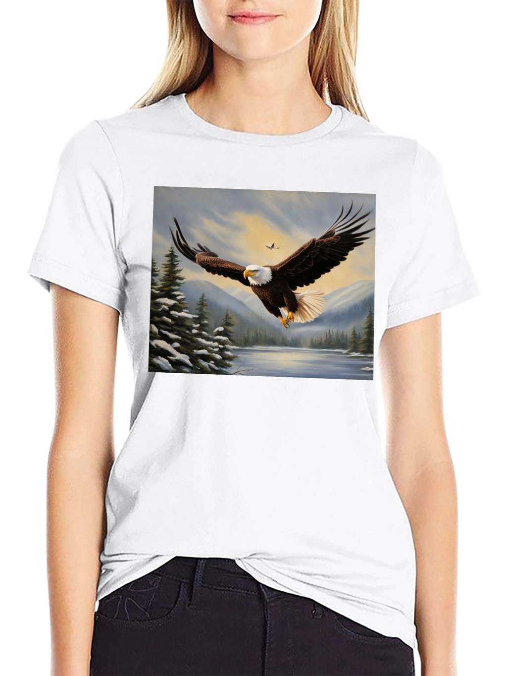 Bald Eagle Graphic Tee - Wildlife Nature Shirt