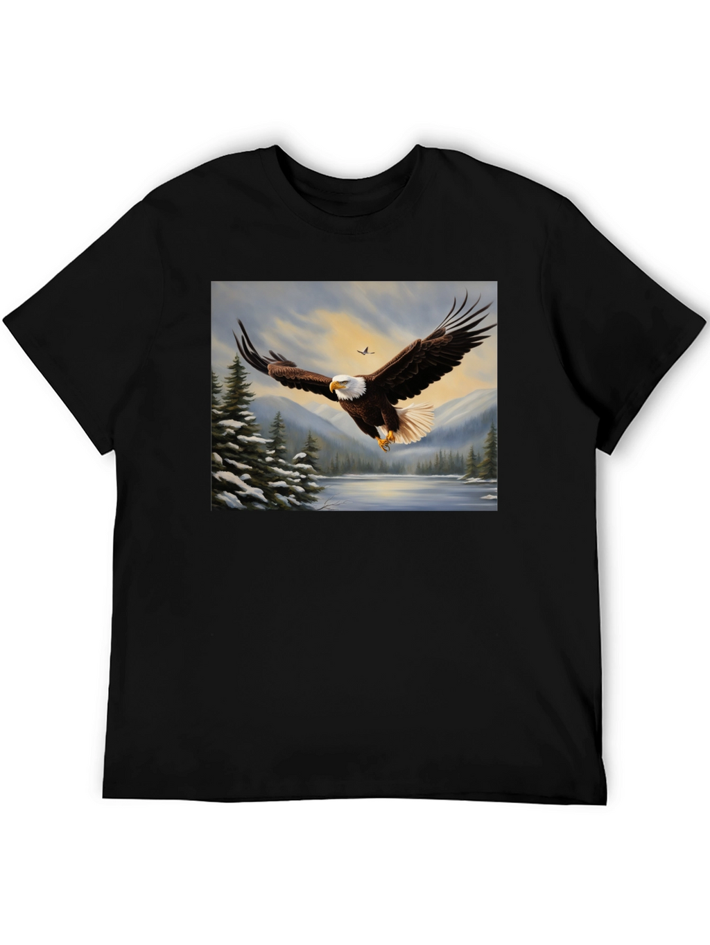 Bald Eagle Graphic Tee - Wildlife Nature Shirt